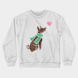 Watercolour Basenji Crewneck Sweatshirt